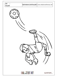Futbol boyama sayfaları